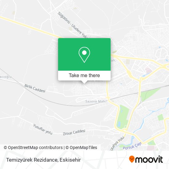 Temizyürek Rezidance map
