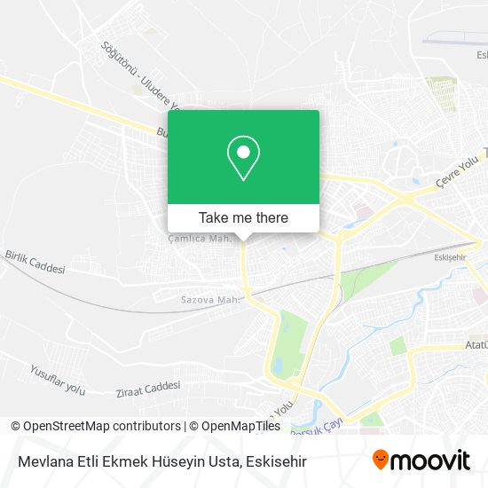 Mevlana Etli Ekmek Hüseyin Usta map