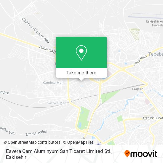 Esvera Cam Aluminyum San Ticaret Limited Şti. map