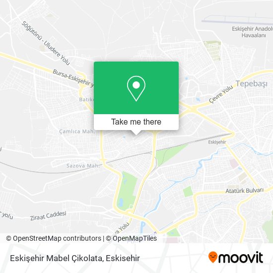 Eskişehir Mabel Çikolata map