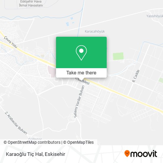 Karaoğlu Tiç Hal map