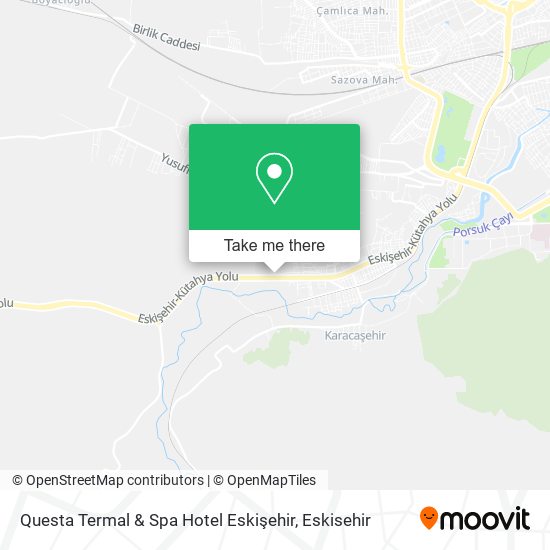 Questa Termal & Spa Hotel Eskişehir map