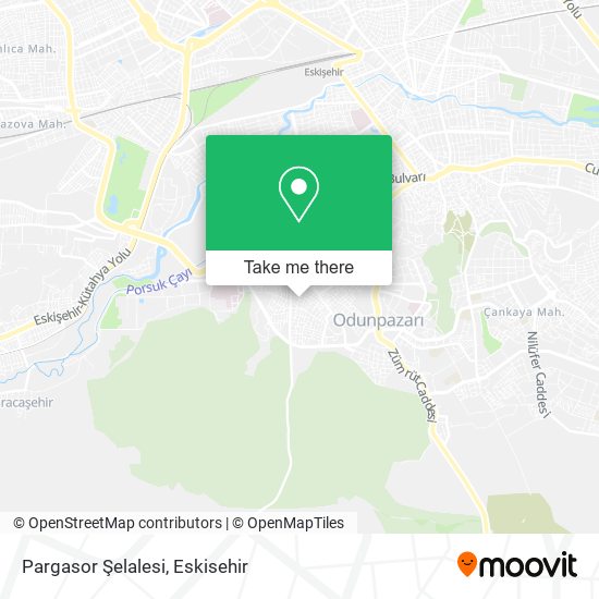 Pargasor Şelalesi map
