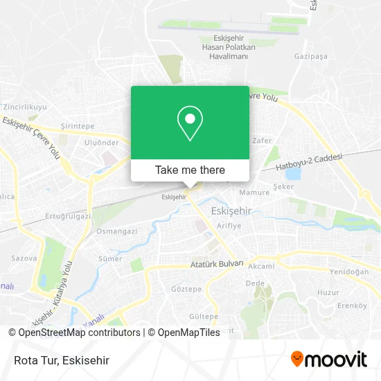 Rota Tur map