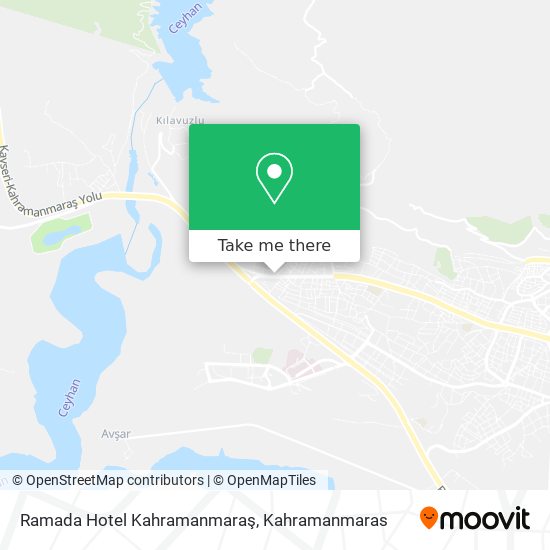 Ramada Hotel Kahramanmaraş map