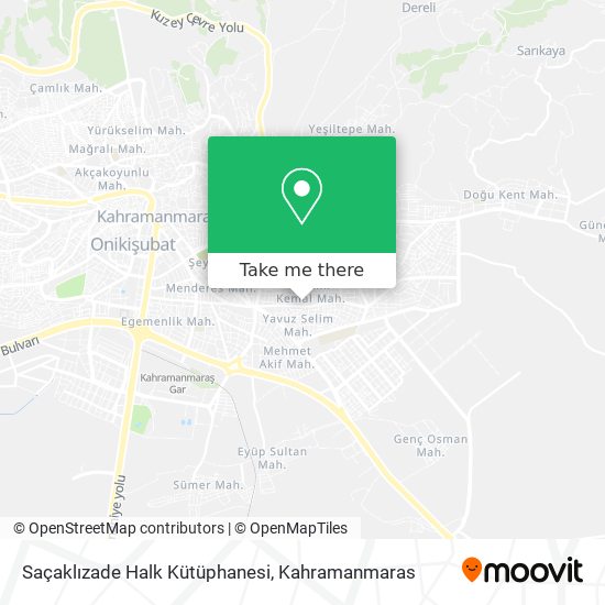 Saçaklızade Halk Kütüphanesi map