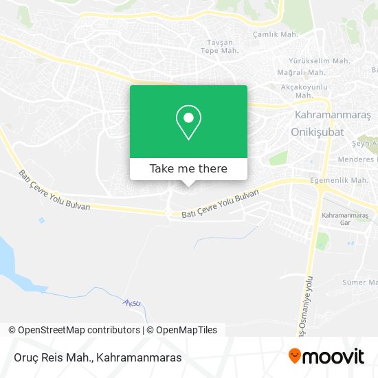 Oruç Reis Mah. map
