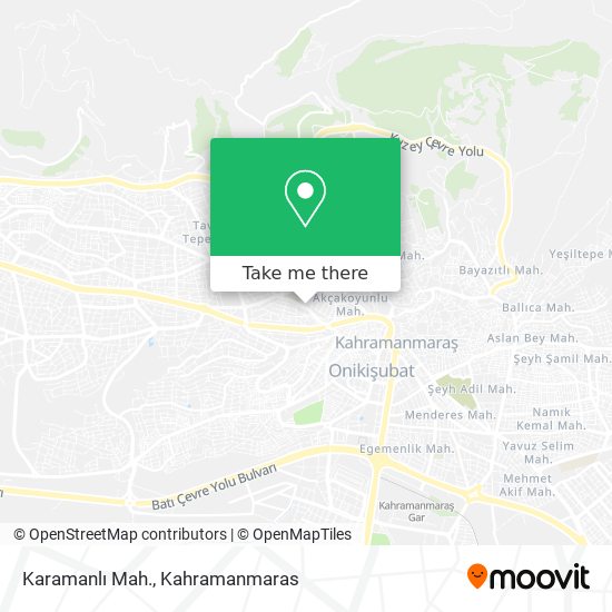 Karamanlı Mah. map