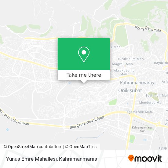 Yunus Emre Mahallesi map