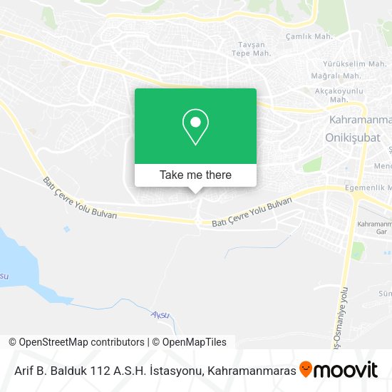 Arif B. Balduk 112 A.S.H. İstasyonu map