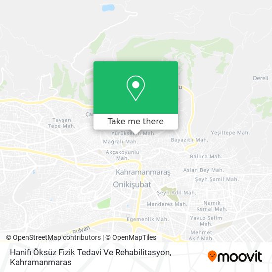 Hanifi Öksüz Fizik Tedavi Ve Rehabilitasyon map