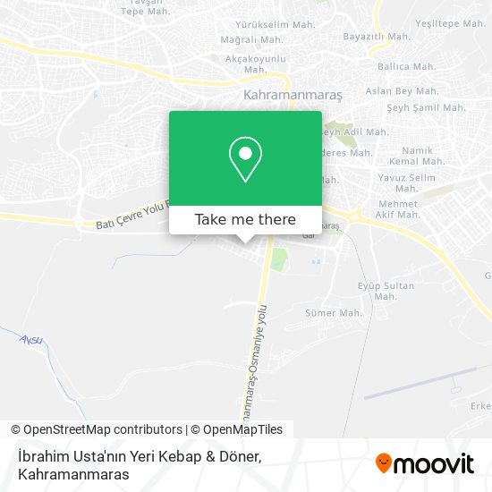 İbrahim Usta'nın Yeri Kebap & Döner map