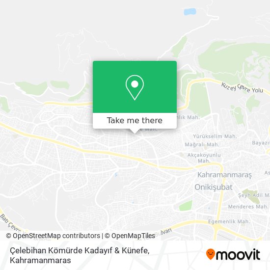 Çelebihan Kömürde Kadayıf & Künefe map