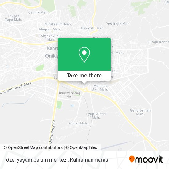 özel yaşam bakım merkezi map