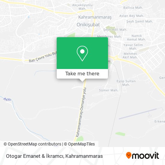 Otogar Emanet & İkramcı map