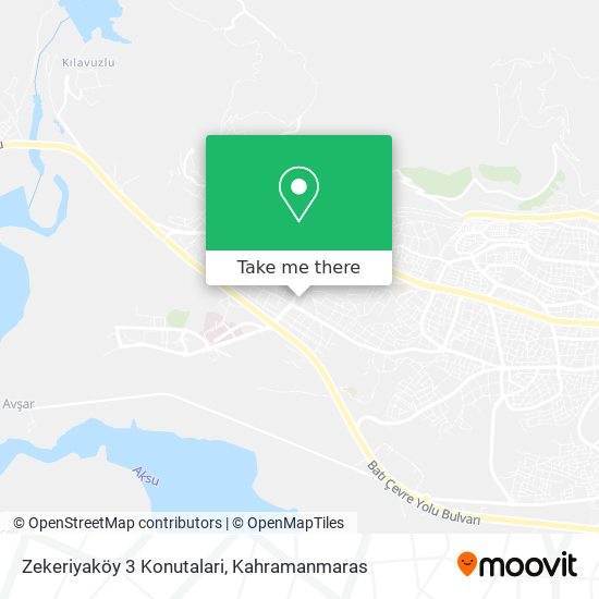 Zekeriyaköy 3 Konutalari map