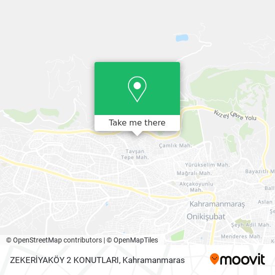 ZEKERİYAKÖY 2 KONUTLARI map