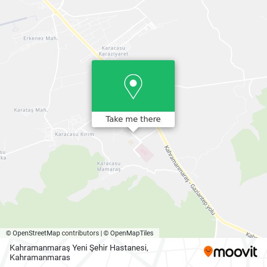 Kahramanmaraş Yeni Şehir Hastanesi map