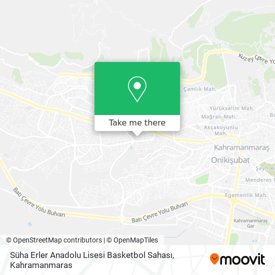 Süha Erler Anadolu Lisesi Basketbol Sahası map