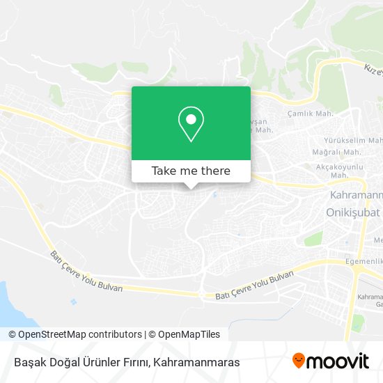 Başak Doğal Ürünler Fırını map
