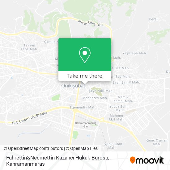 Fahrettin&Necmettin Kazancı Hukuk Bürosu map