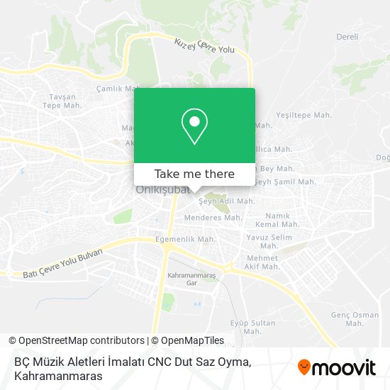BÇ Müzik Aletleri İmalatı CNC Dut Saz Oyma map