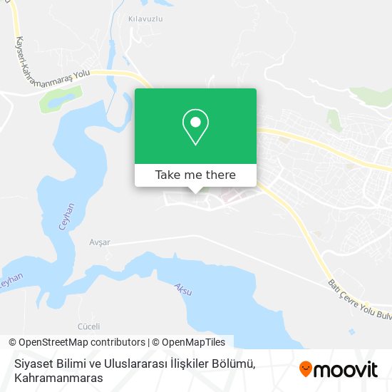 Siyaset Bilimi ve Uluslararası İlişkiler Bölümü map