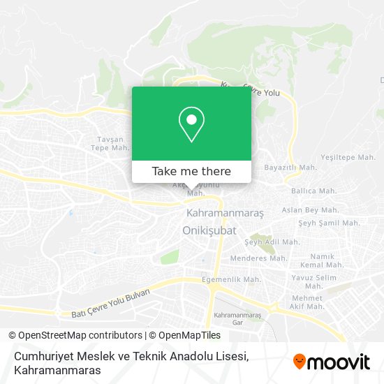 Cumhuriyet Meslek ve Teknik Anadolu Lisesi map
