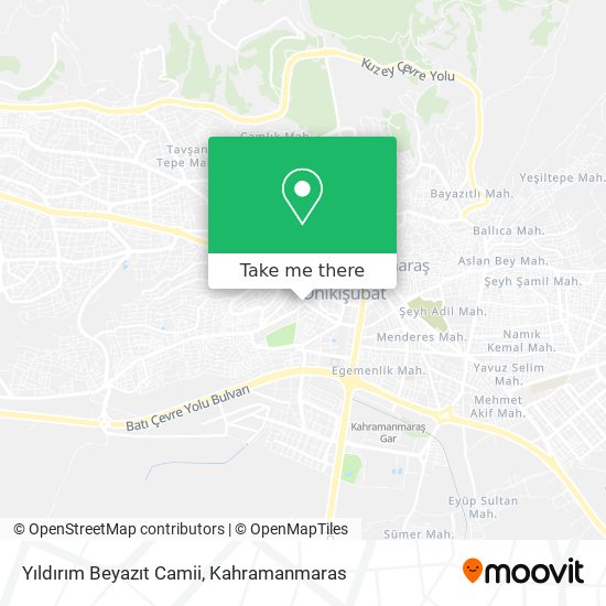Yıldırım Beyazıt Camii map