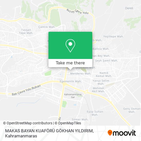MAKAS BAYAN KUAFÖRÜ GÖKHAN YILDIRIM map