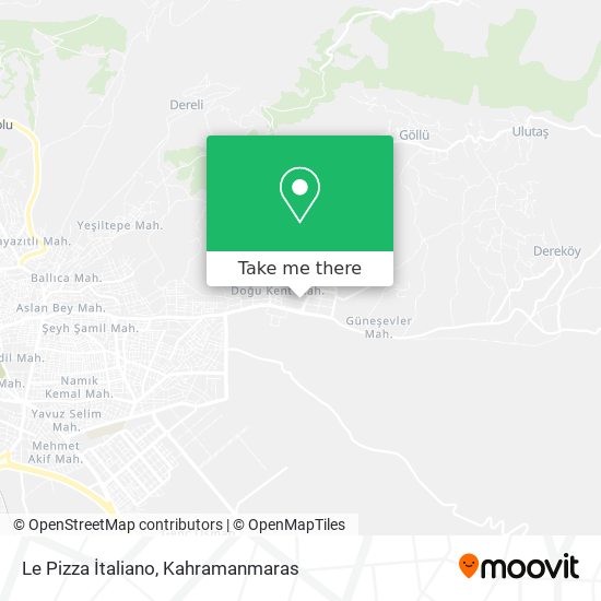Le Pizza İtaliano map