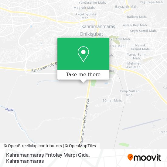 Kahramanmaraş Fritolay Marpi Gıda map