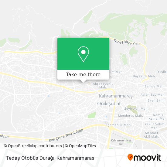 Tedaş Otobüs Durağı map