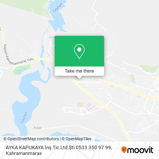 AYKA KAPUKAYA İnş.Tic.Ltd.Şti 0533 350 97 99 map