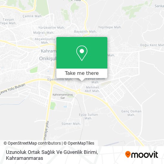 Uzunoluk Ortak Sağlık Ve Güvenlik Birimi map
