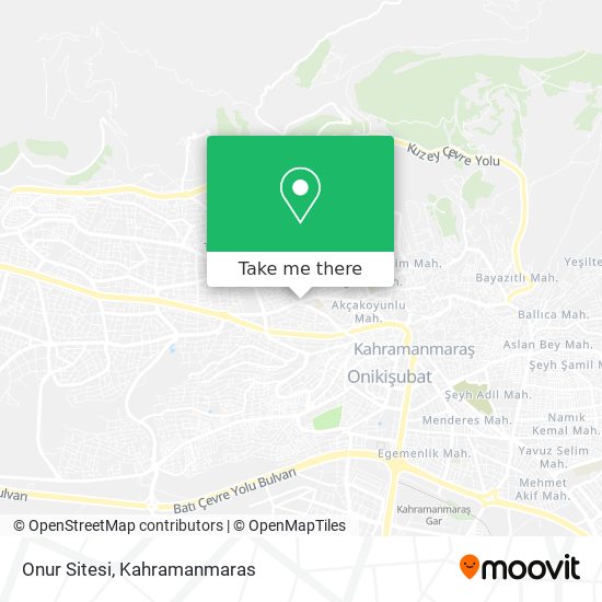 Onur Sitesi map