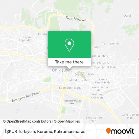 İŞKUR Türkiye İş Kurumu map