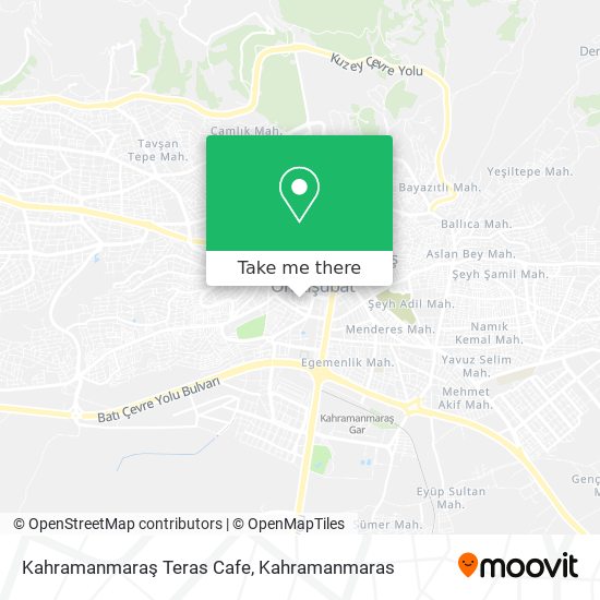 Kahramanmaraş Teras Cafe map