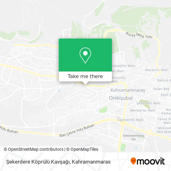 Şekerdere Köprülü Kavşağı map