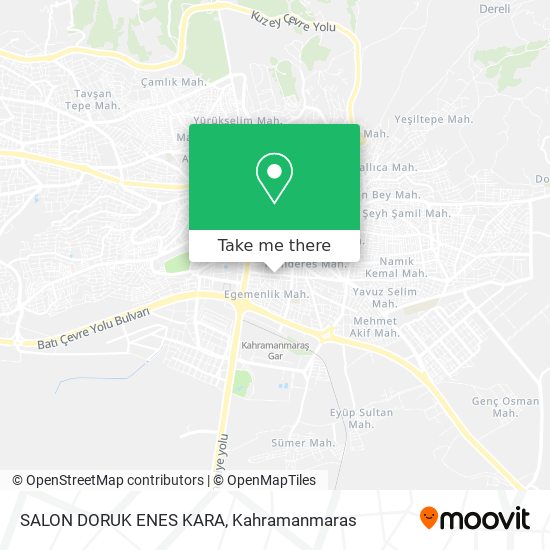 SALON DORUK ENES KARA map