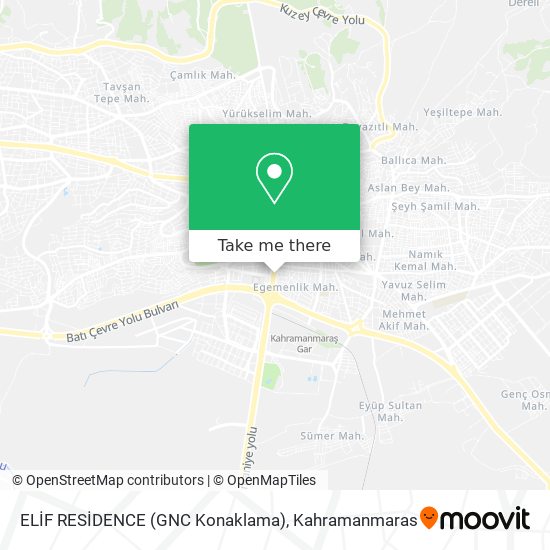 ELİF RESİDENCE (GNC Konaklama) map