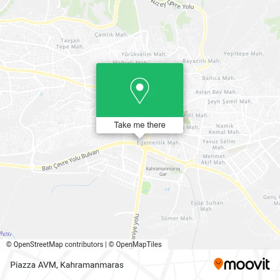 Piazza AVM map