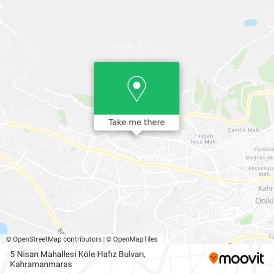 5 Nisan Mahallesi Köle Hafız Bulvarı map