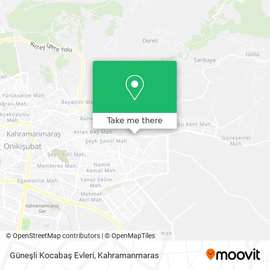 Güneşli Kocabaş Evleri map