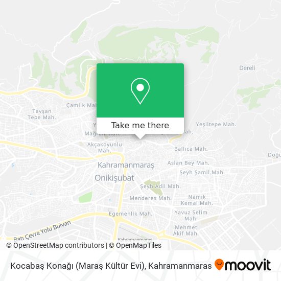 Kocabaş Konağı  (Maraş Kültür Evi) map