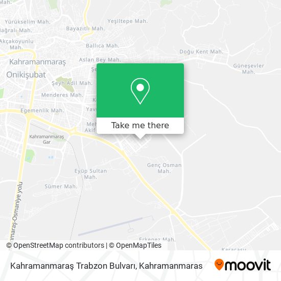 Kahramanmaraş Trabzon Bulvarı map