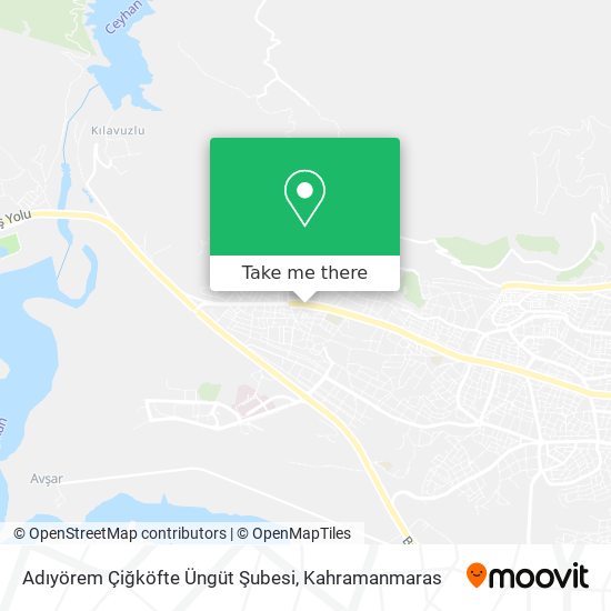 Adıyörem Çiğköfte Üngüt Şubesi map