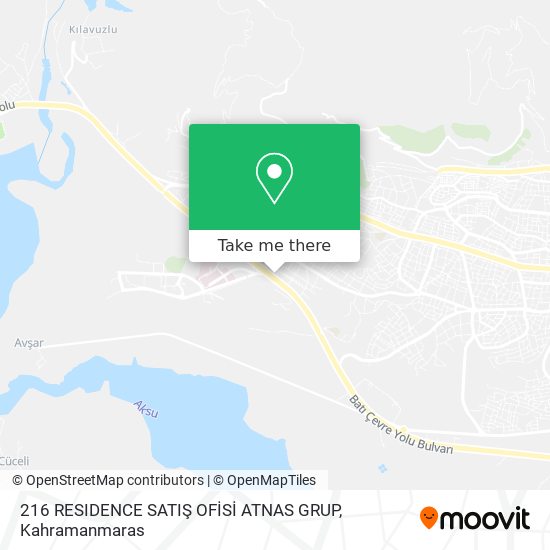 216 RESIDENCE SATIŞ OFİSİ ATNAS GRUP map