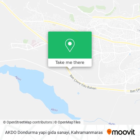 AKDO Dondurma yapi gida sanayi map