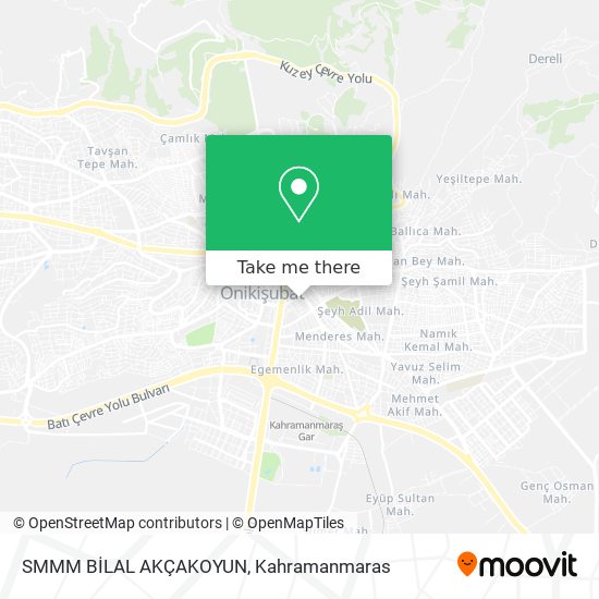 SMMM BİLAL AKÇAKOYUN map